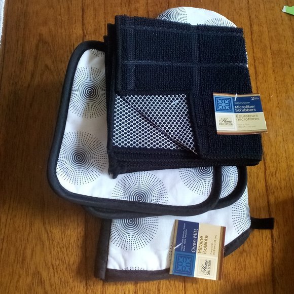 Royal Norfolk Set of 4 New 6" Bowls & Hot Pads - Picture 4 of 9